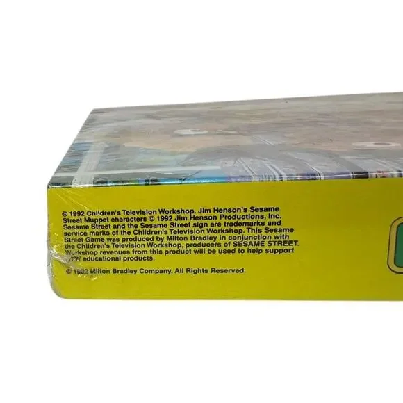 Sesame Street Kids Scrabble Game by Milton Bradley 1992 Vintage Game New Sealed - Picture 6 of 12